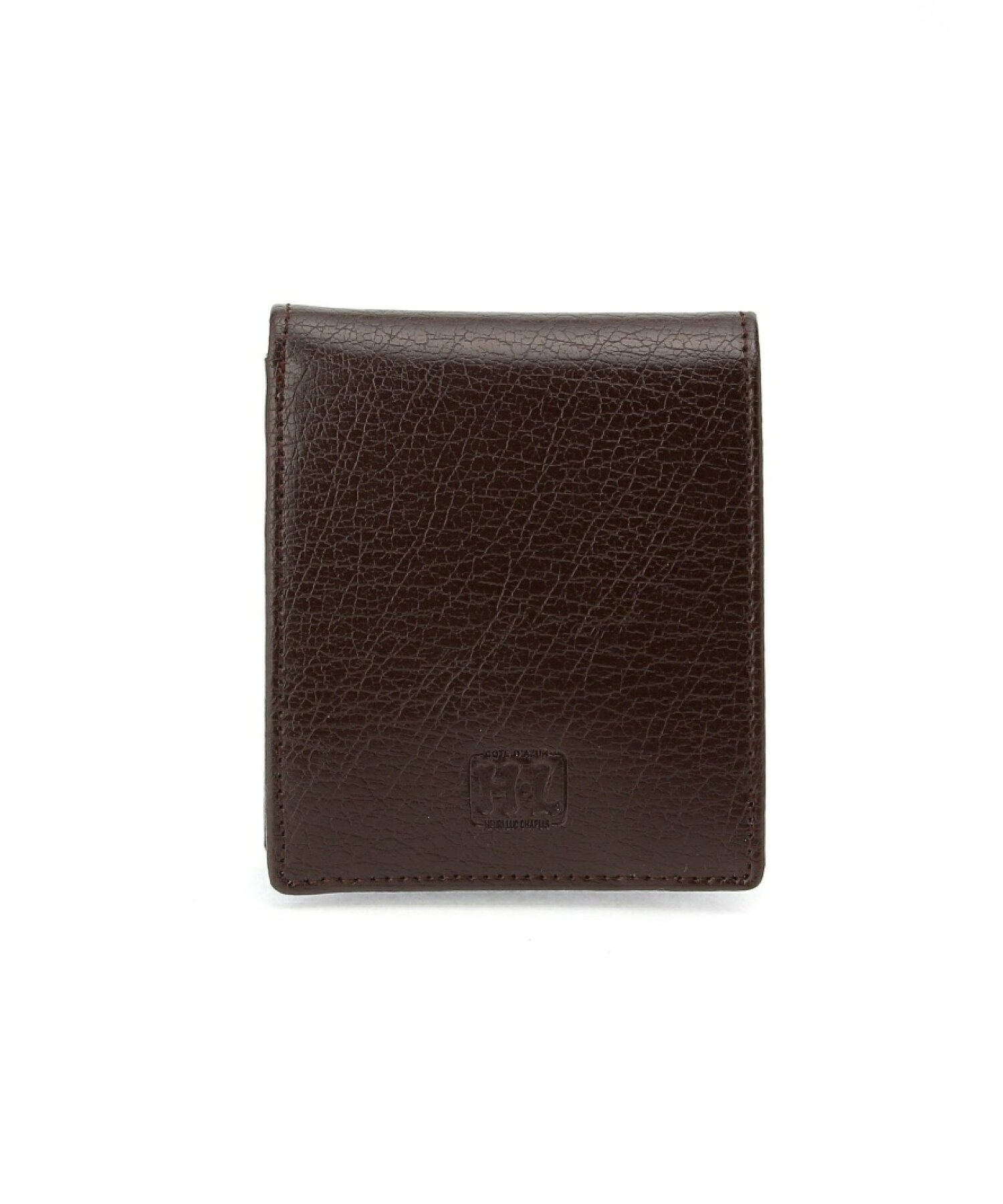 H.L/(M)ロゴ型押 折財布
